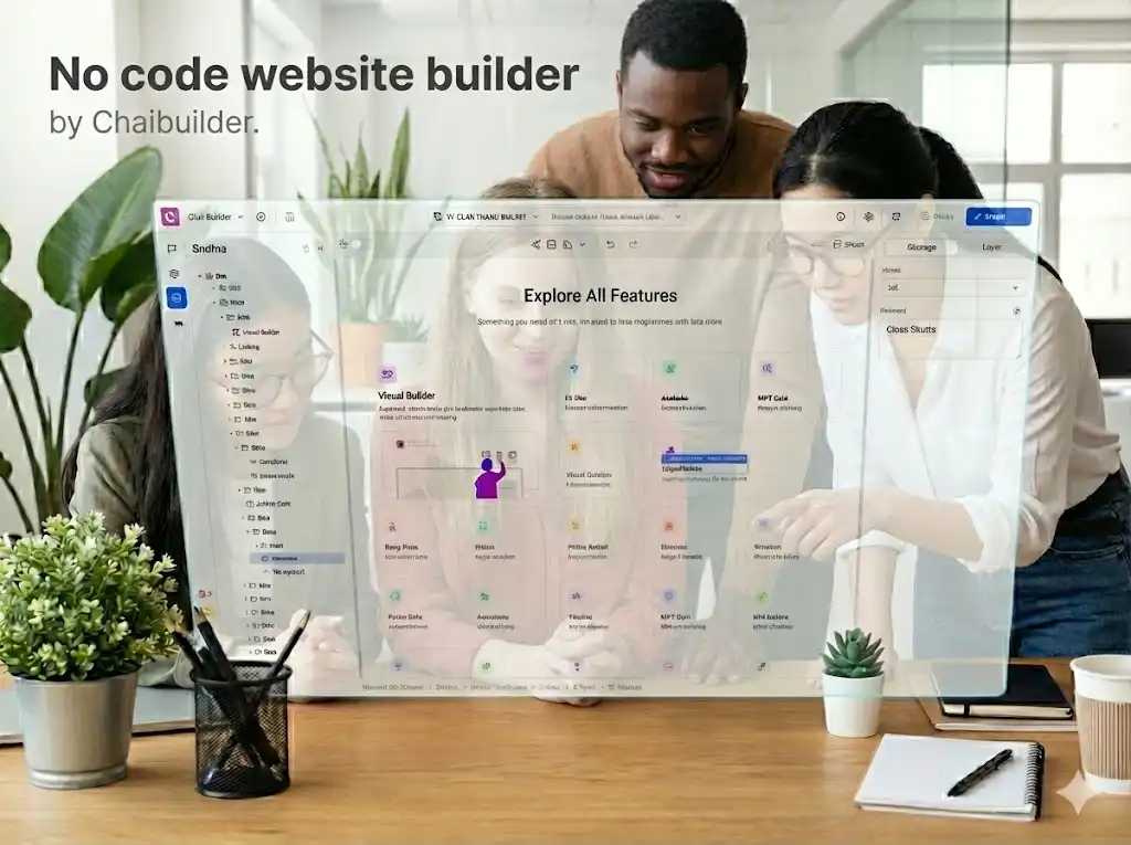 No-Code Website Builder UI